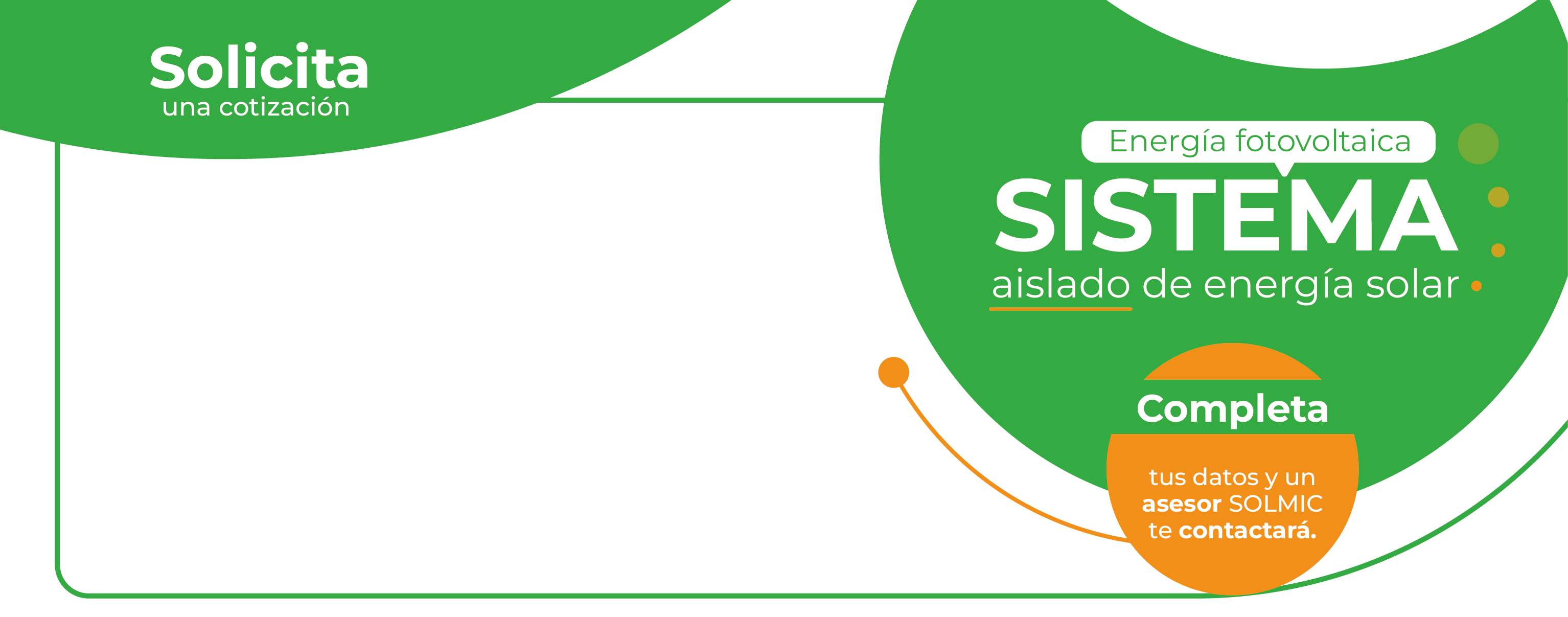 Sistema aislado de energía solar